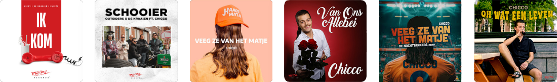 Recente hits van Chiccoi