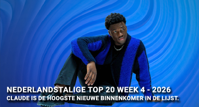 Claude is de hoogste nieuwe binnenkomer in de Nederlandstalige Top 20