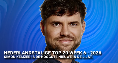 Simon Keijzers is deze week 6, 2026 de hoogste nieuwe met zijn single Zullen we nog   n keer