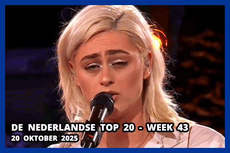 Bente de nieuwe nummer 1 in de Nederlandstalige Top 20 van week 43 met Kan je me horen.