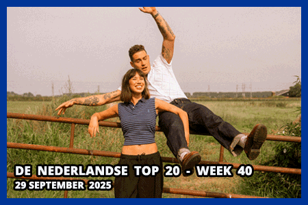 Douwe Bob & Meau - Nog even blijven Nummer 1 Nederlandstalige top 20 week 40